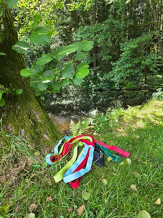 HUMANWERKSTATT | Bande d'entraînement Simple Textile | rot